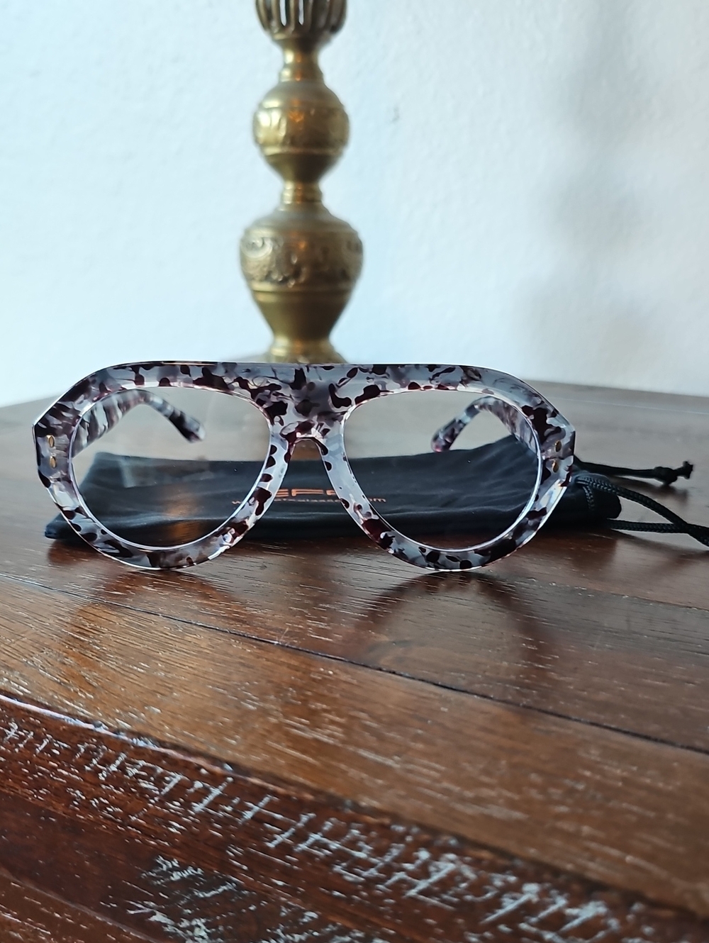 ●●EFE EYEWEAR PURPLE TORRISE OVERSIZED AVIATOR EYE FRAMES NIB●●